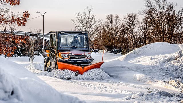 Powerful Kubota diesel engine