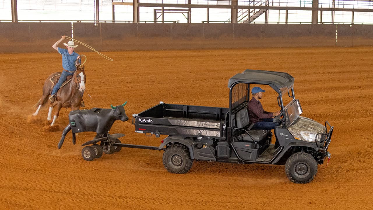 Powerful Kubota diesel engine