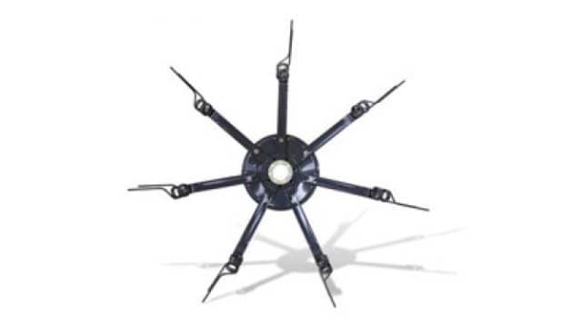 Flat steel tine arms